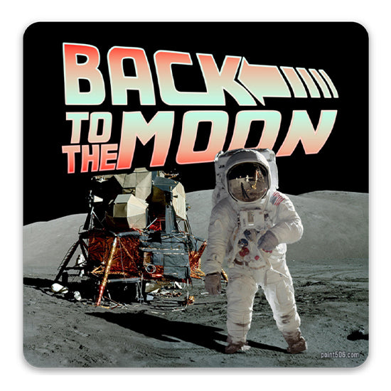 Back to the Moon Sticker