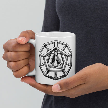 Dodecahedron Cosmos Sacred Geometry Coffee Mug