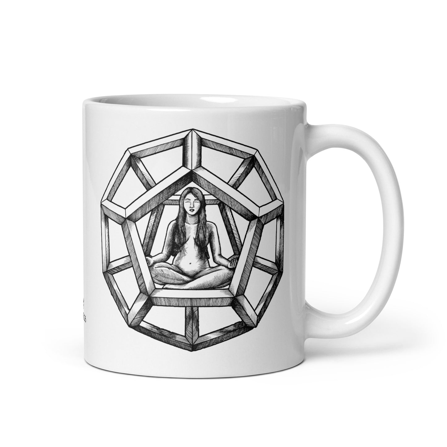 Dodecahedron Cosmos Sacred Geometry Coffee Mug